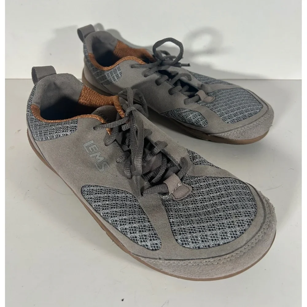 Lems Primal 2 Slate Gray Minimalist Barefoot Shoes Mens 8 Womens 9.5 LM190107